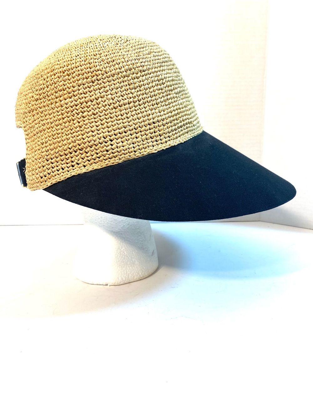 HELEN KAMINSKI Vivette Cap Hat Natural with Black Visor - Picture 5 of 9